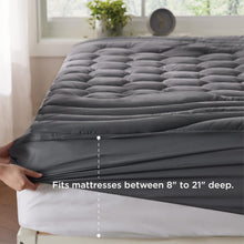 Three-Zone Quilted Mattress Pad - product view 3