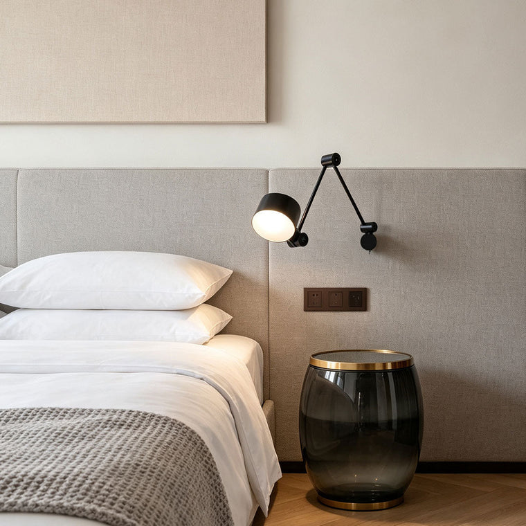 Swing Arm Wall Sconce Lamp Italian-Style Vintage Light - product view 1