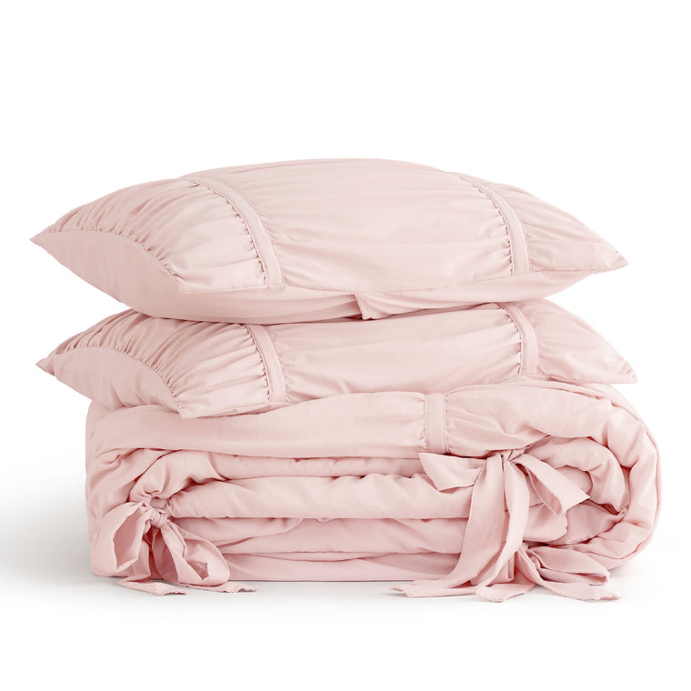 Ruched Bow Comforter Set - product view 1