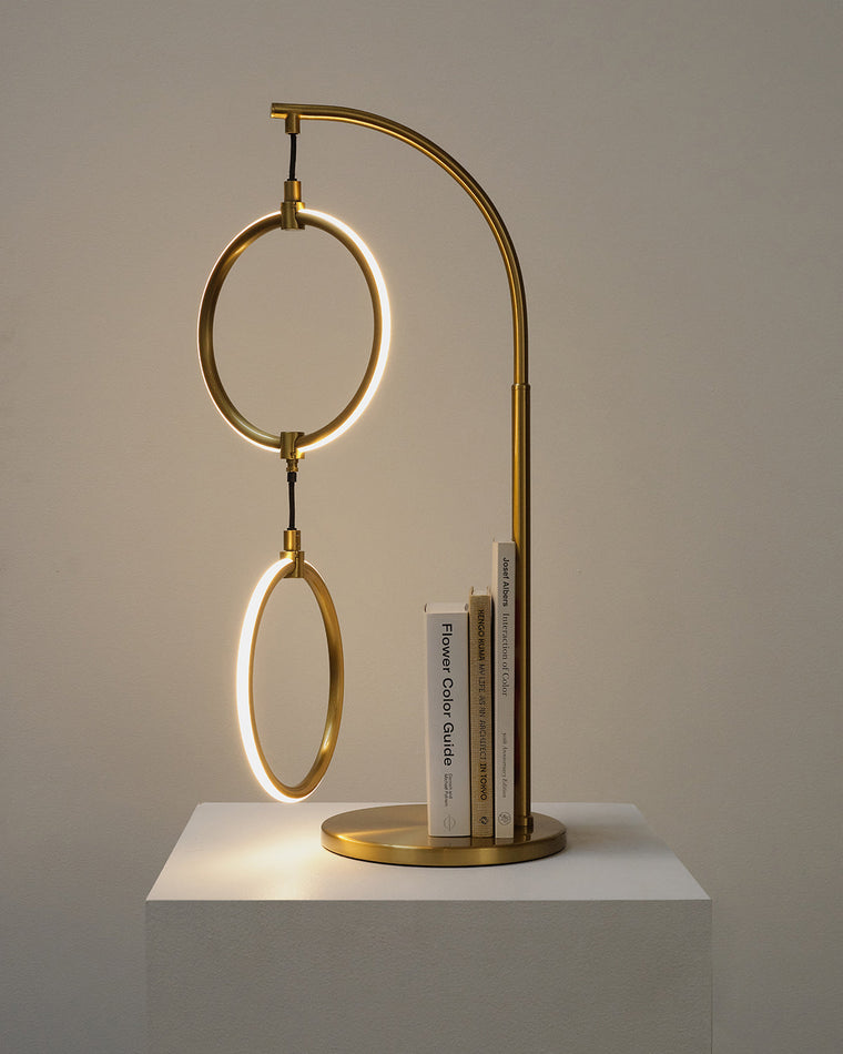 2 Ring Table Lamp - product view 1