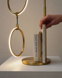 2 Ring Table Lamp - product view 3