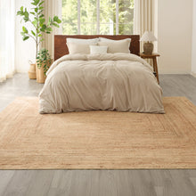 Faux Cashmere Print Jute-Look Area Rug - product view 4