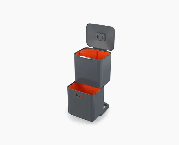 Totem Max 60L Gray Waste & Recycling Trash Can - product view 1