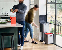 Totem Compact 40L Stainless-steel Waste & Recycling Trash Can - product view 2