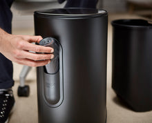 Arc™ 10L Easy-push Matt Black Pedal Trash Can Starter Set - product view 5