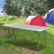 Folding Table, Off White - product view 4