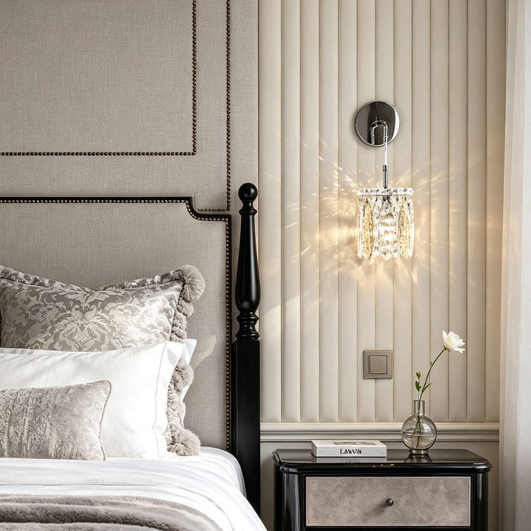 Wall Mount Pendant Light Modern Luxury Crystal Bedside Light - product view 1