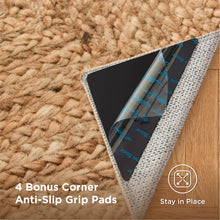 Faux Cashmere Print Jute-Look Area Rug - product view 8
