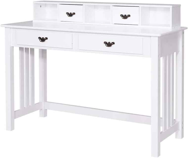 Writing Desk with 4 Drawer Computer Study Table - product view 1
