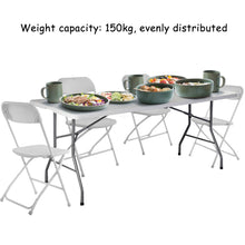 Folding Table, Off White - product view 5