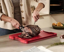 Cut&Carve™ Plus Multi-function Red Cutting Board - product view 2