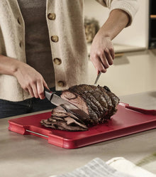 Cut&Carve™ Plus Multi-function Red Cutting Board - product view 8