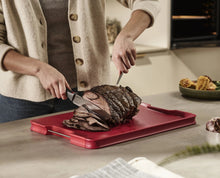 Cut&Carve™ Plus Multi-function Red Cutting Board - product view 3