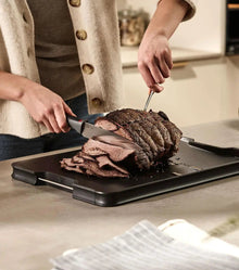 Cut&Carve™ Plus Multi-function Black Cutting Board - product view 8