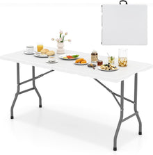 5ft Heavy-Duty Rectangular Folding Table with Handle - product view 8