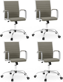 Leather Office Chair,Ergonomic Computer Desk Chair - product view 3