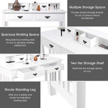 Writing Desk with 4 Drawer Computer Study Table - product view 7