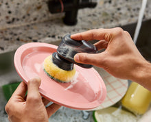 SinkTech™ Compact Soap Dispensing Dish Brush with Steel Stand & Extra Heads - product view 5