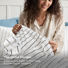 Timeless Striped Duvet Cover Set - product view 6