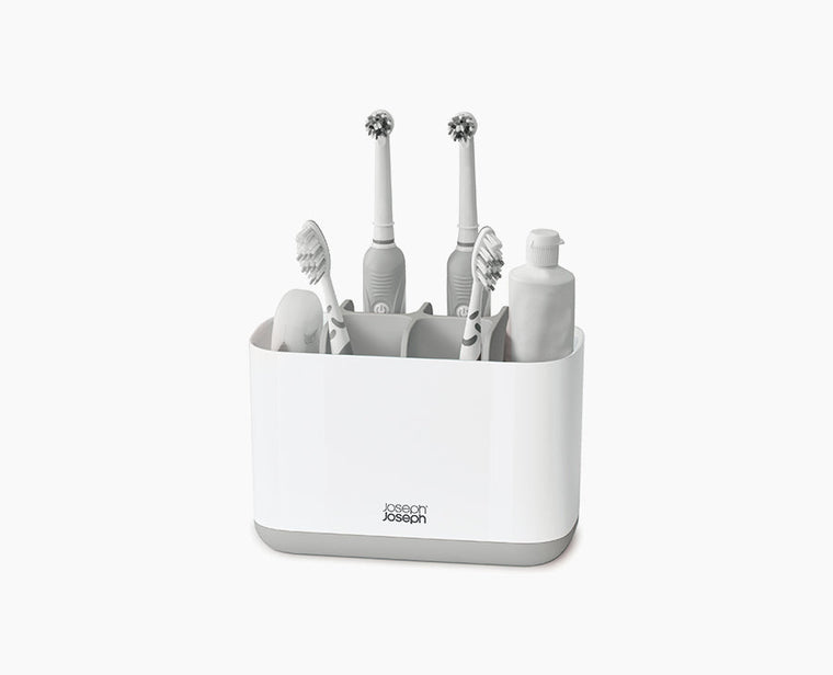 EasyStore™ Large Light Gray Toothbrush Holder - product view 1