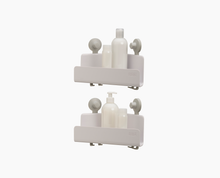 EasyStore™ 2-piece White Corner Shower Shelf Set - product view 1