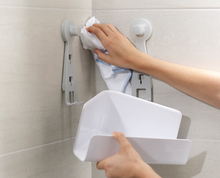 EasyStore™ 2-piece White Corner Shower Shelf Set - product view 7