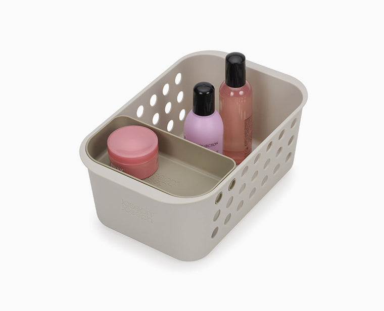 EasyStore™ Ecru Bathroom Storage Basket - product view 1