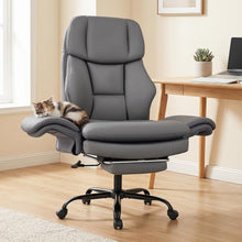 Criss Cross Legged Reclining Desk Chair with 5-Level Adjustable Armrests