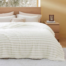 Luxplush Striped Blanket - product view 3