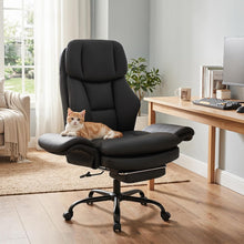 Criss Cross Legged Reclining Desk Chair with 5-Level Adjustable Armrests