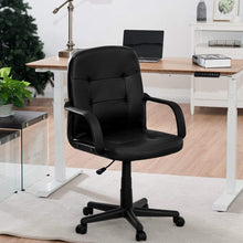 Executive Chair Mid Back Office W/Arms and Swivel Wheels - product view 2