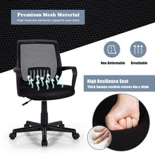 Mesh Office Chair, Mid Back Computer Desk Chair, Ergonomic Executive Chair - product view 8