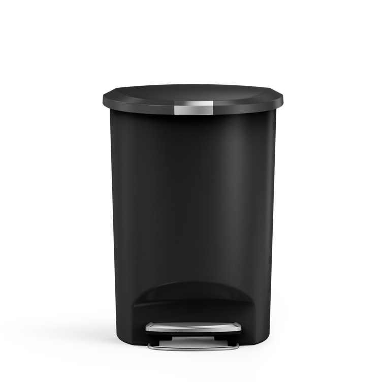 50L Semi-Round Hybrid Step Can - product view 1
