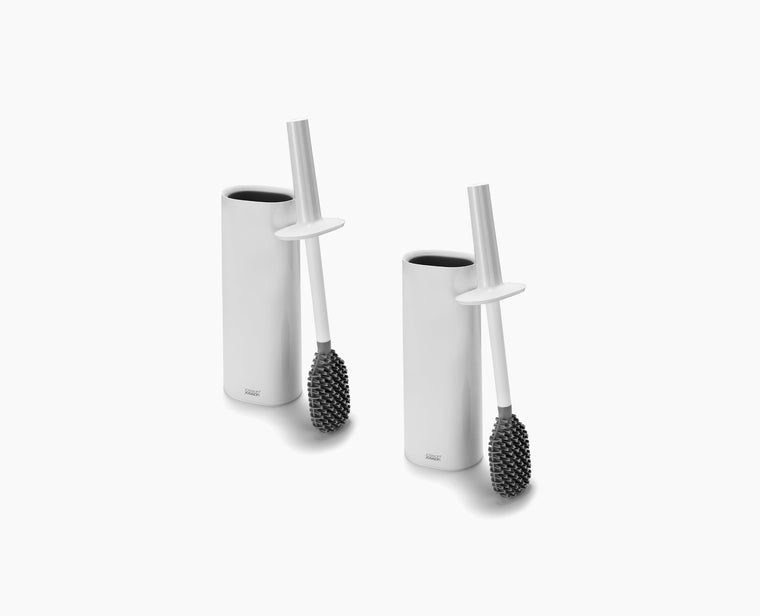 Flex™ TriBlade Pack of 2 White Toilet Brushes - product view 1