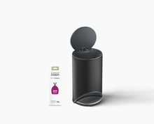 Arc™ 10L Easy-push Matt Black Pedal Trash Can Starter Set - product view 3