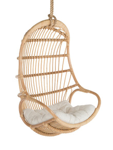 Hanging Rattan Swing Chair with Seat Cushion - product view 1