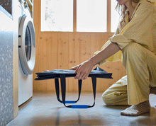 2-piece Black Tota Trio 90L & Hold-All™ 35L Laundry Basket Set - product view 4