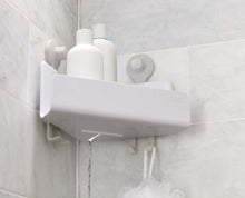 EasyStore™ 2-piece White Corner Shower Shelf Set - product view 4