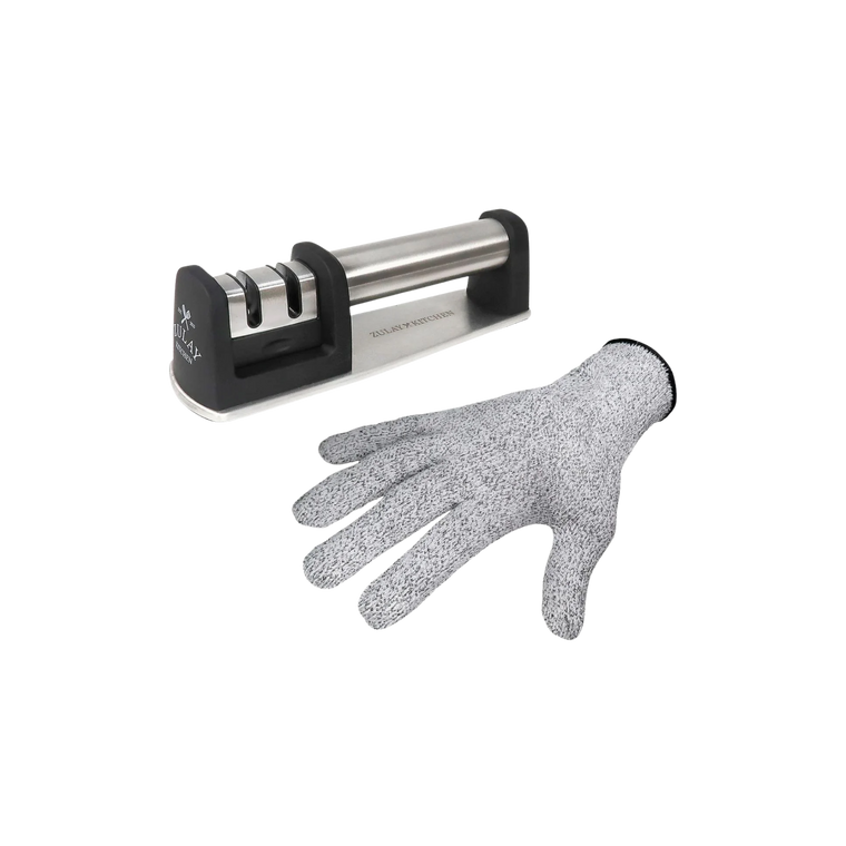 Knife Sharpener & Glove Bundle - product view 1