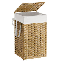 Slim Laundry Hamper with Lid and Handles