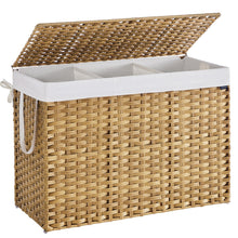 Slim Laundry Hamper with Lid and Handles - product view 8