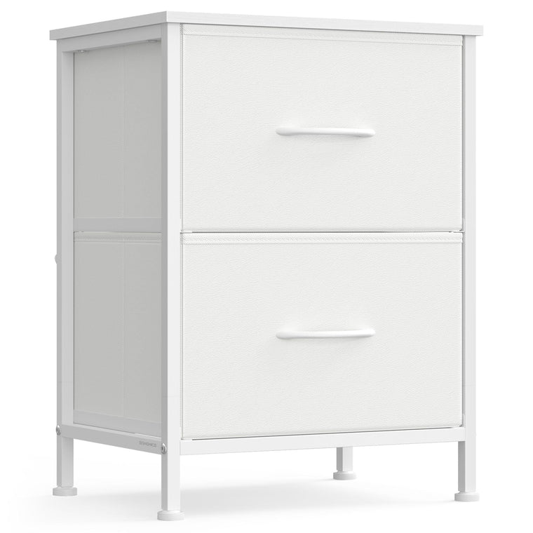 Modern nightstand with drawers for bedroom - product view 1
