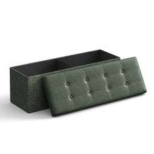 MAZIE Collection - Folding Storage Ottoman Bench with Lid