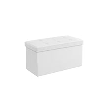 MAZIE Collection - Folding Storage Ottoman Bench with Lid