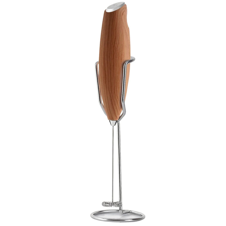 Milk Frother With Stand - Marble Design - product view 1