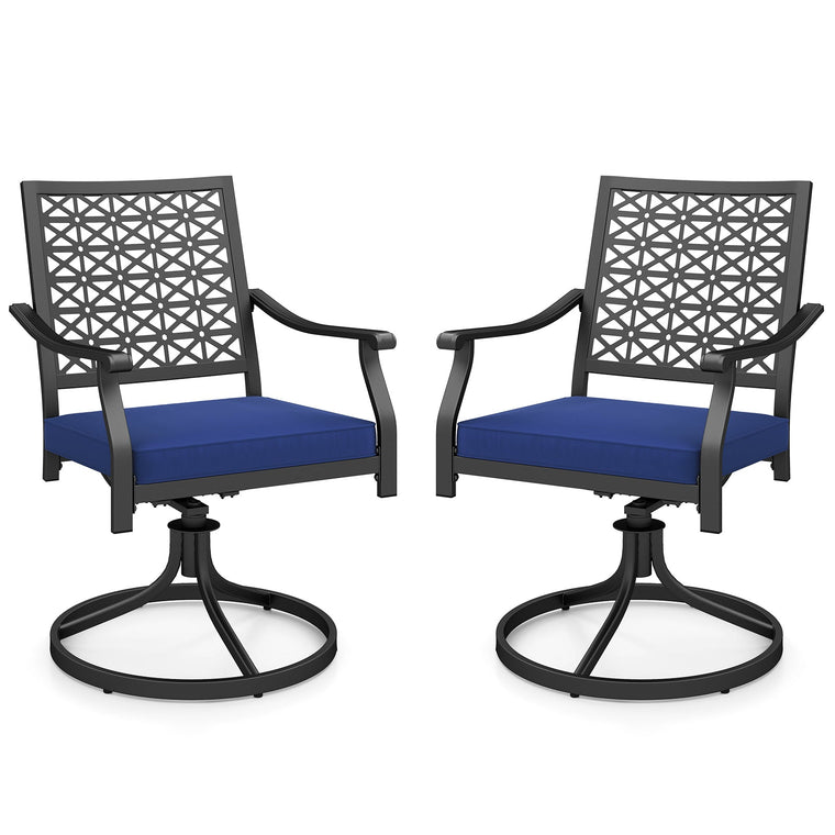 2 or 4 Pack Swivel Outdoor Chairs, Patio Dining Rocking Chairs - product view 1