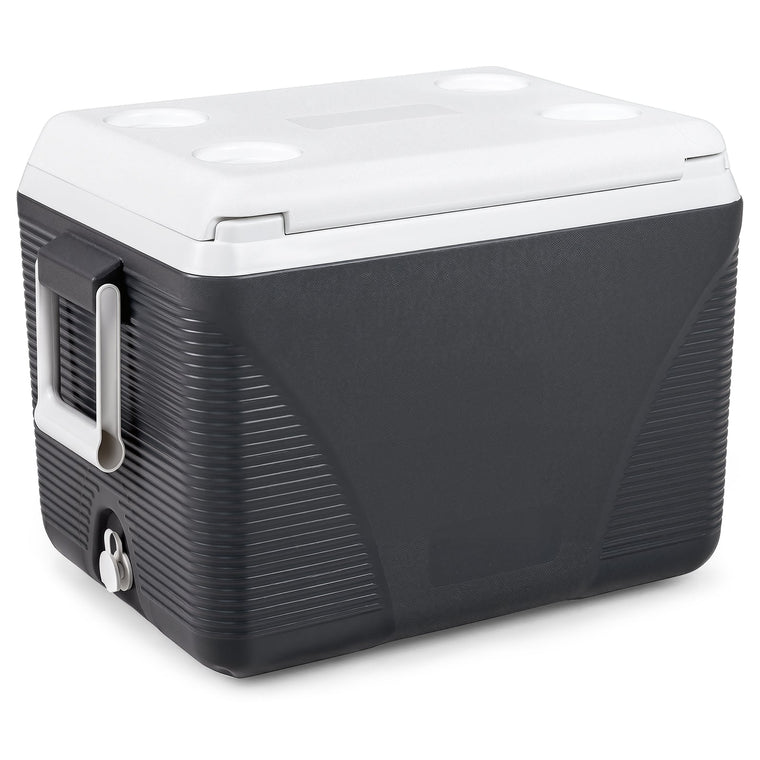 43.3 Quart Portable Hard Cooler with Handles and 4 Cup Holders - product view 1