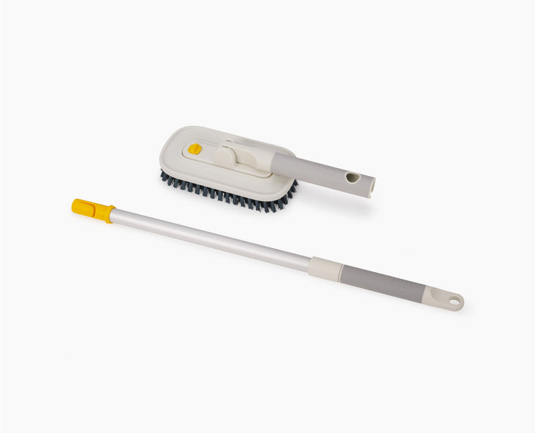 CleanTech™ 2-in-1 Tile Scrubber Tool with Extension Pole - product view 1