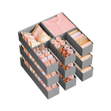 Foldable Fabric Storage Bins for Socks, Underwear, Bras, Ties, Scarves - product view 8