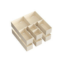 Foldable Fabric Storage Bins for Socks, Underwear, Bras, Ties, Scarves - product view 4